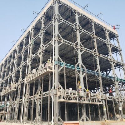 الوزن الخفيف المبنى المكتبي المجهز من الصلب المعالج السطحي