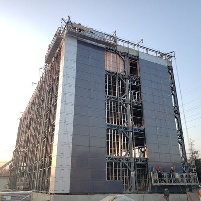 الوزن الخفيف المبنى المكتبي المجهز من الصلب المعالج السطحي