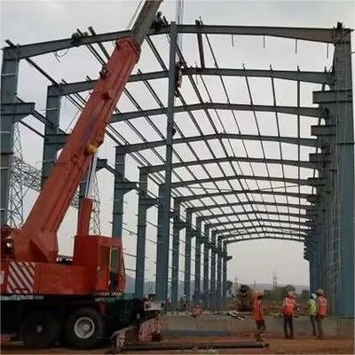 بناء الهيكل الصلب SGS Q355 الهيكل الصلب المعدني المطاط الساخن
