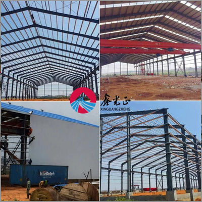 طائرات معدنية معدنية حاوية المباني المستودعات المعدنية Q355B