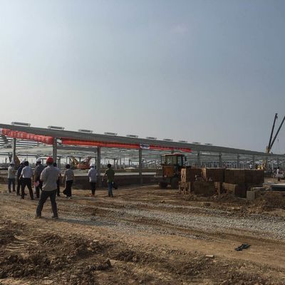 Q345B المباني الصناعية المصنوعة من الصلب