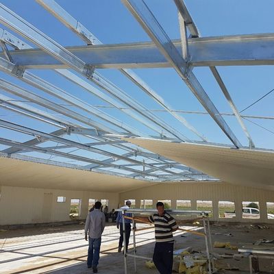 طلاء مزرعة الماشية منزل الحامدة المسامير المستودع الفولاذي المجهز