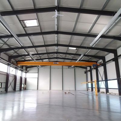 Q355B بناء الفولاذ المجهز المجهز المباني المستودعات الفولاذ ODM