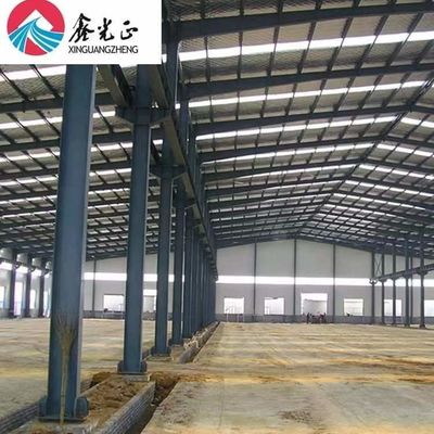 Q345 المنازل المجهزة من الفولاذ OEM مبنى هيكل الفولاذ المجهز من قبل