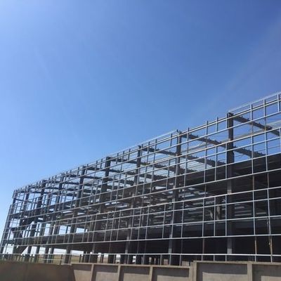 Q345 المنازل المجهزة من الفولاذ OEM مبنى هيكل الفولاذ المجهز من قبل