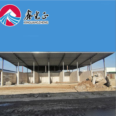 مبنى مستودع مبنى من فولاذ معالجة سطحية