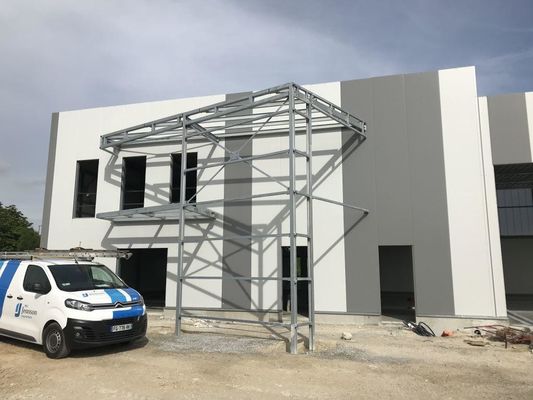 المباني المعدنية المسالكة ورشة العمل الهيكل الصلب شهادة ISO