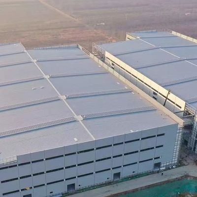 بناء مستودع معدني مصنوع من قبل مقاوم للتآكل OEM مع إطار بوابة