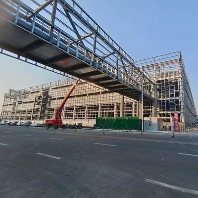 Q355b H بناء هيكل فولاذي بسمعة مخزن مصنوع مسبقًا
