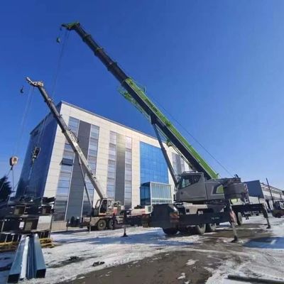 مبنى مكاتب متعدد الطوابق من البنية الفولاذية الجاهزة للعمل والعيش