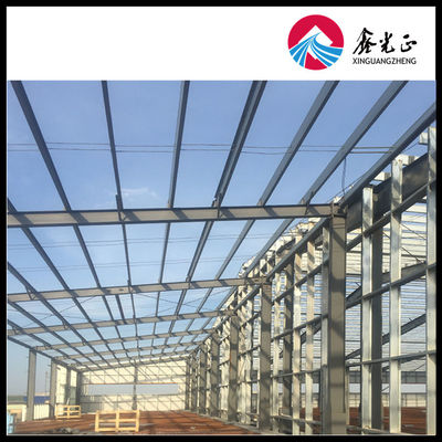 Q235B / Q345B بناء الإطار الصلب للمصنع الصناعي